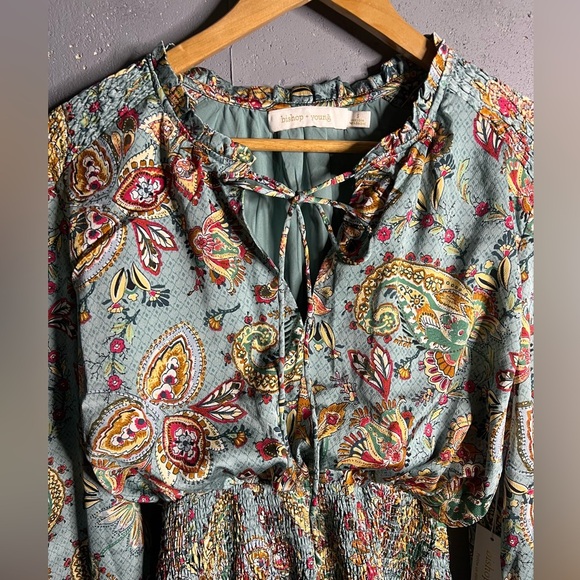 Bishop + Young NWT Marmont Boho Dress in Kade Paisley.  Size S - Picture 5 of 10
